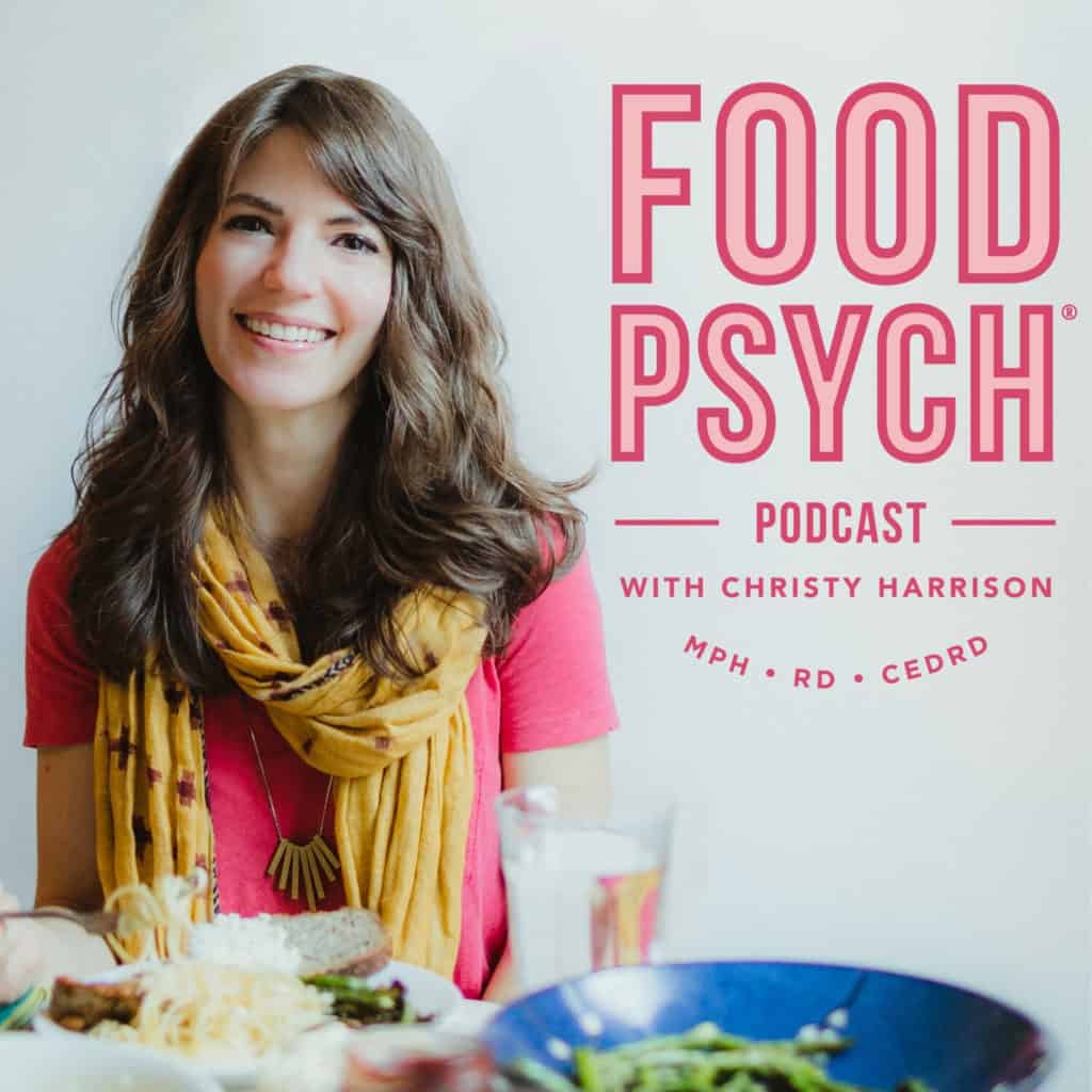Food Psyche official image and It is a intuitive eating podcast